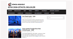 Desktop Screenshot of guncelkpssbilgi.com