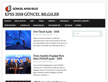 Tablet Screenshot of guncelkpssbilgi.com